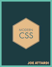 The cover of the self-published version of "Modern CSS"